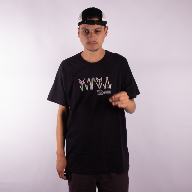 Camiseta RVCA Oito80 Origins Preto